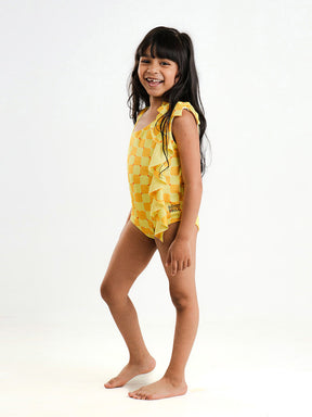 Mango One Shoulder Swimsuit
