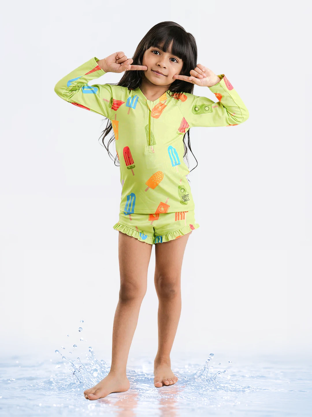 Popsicle Two Piece Girls Swimsuit