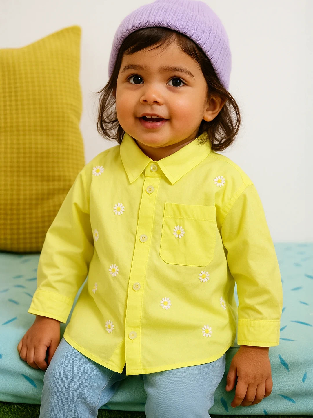 Daisy Embroidered Shirt