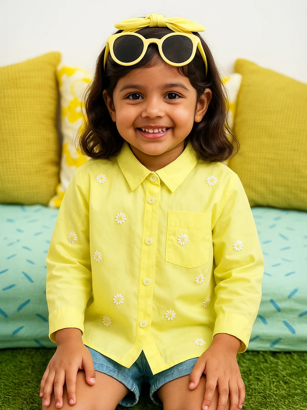 Daisy Embroidered Shirt