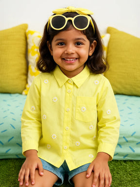 Daisy Embroidered Shirt
