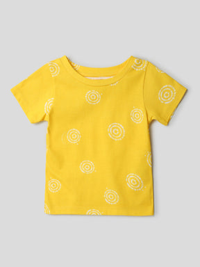 Sunshine Yellow Swirl Top Somersault