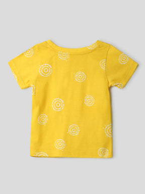 Sunshine Yellow Swirl Top Somersault