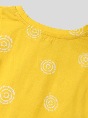 Sunshine Yellow Swirl Top Somersault