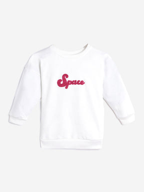 Space Embroidered Sweatshirt
