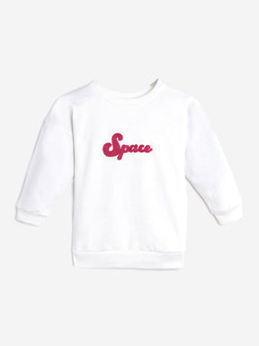 Space Embroidered Sweatshirt