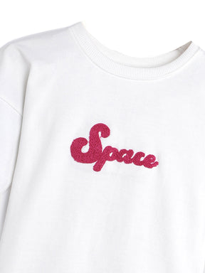 Space Embroidered Sweatshirt