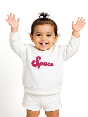 Space Embroidered Sweatshirt