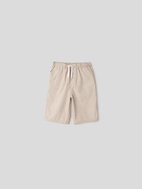 Printed Beige Bermuda Somersault