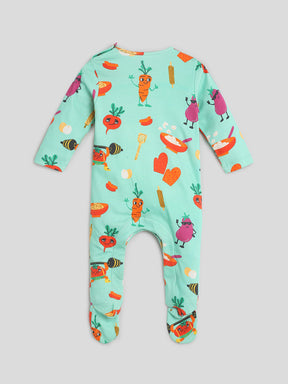 Eat Your Vegies Sleepsuit Somersault