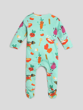 Eat Your Vegies Sleepsuit Somersault
