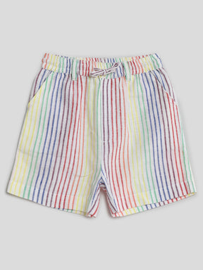 Fruity Sherbet Stripe Shirt & Short Set Somersault