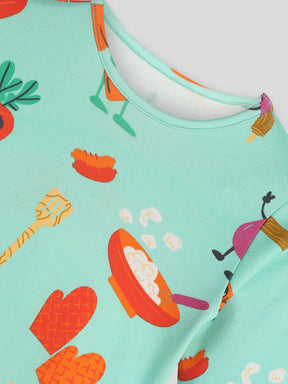 Eat Your Vegies Sleepsuit Somersault