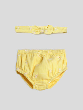 Sunflower Dress with Bloomers Somersault