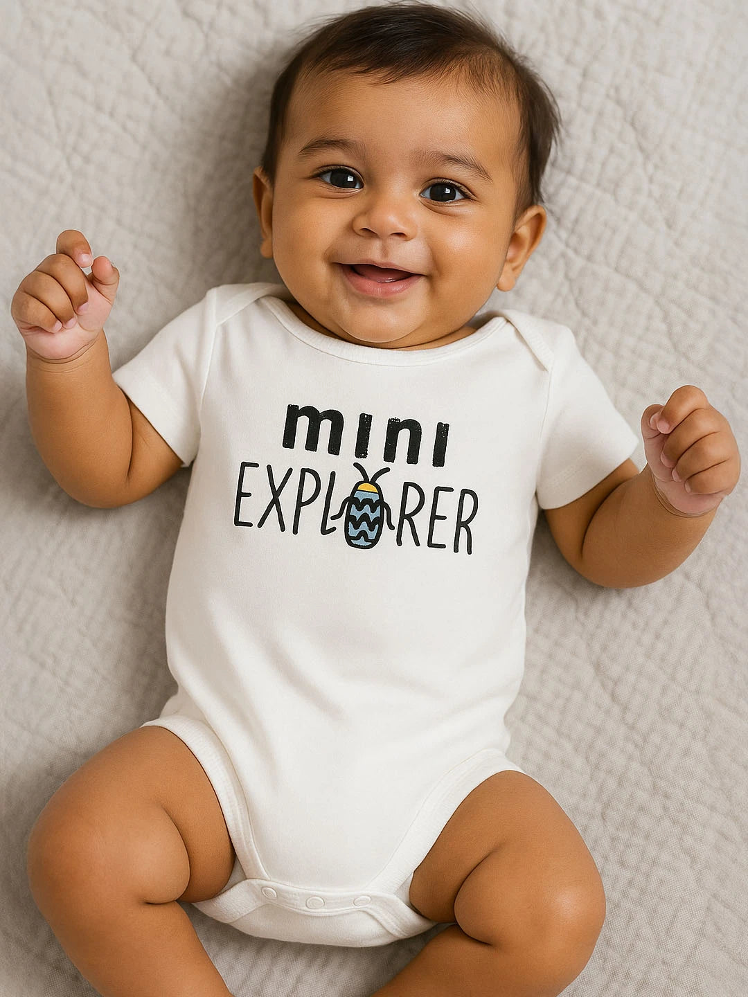 Mini Explorer Cotton Bodysuit