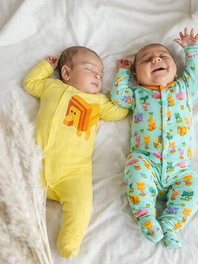 Pack of 2 Footed Sleepsuit
