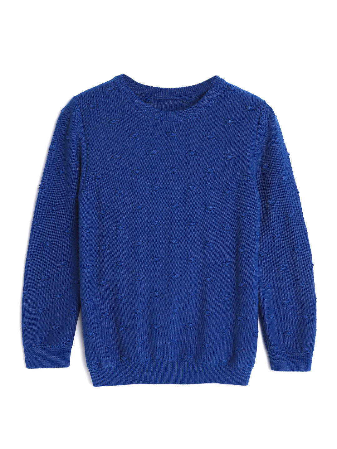 Royal Blue Dot Pullover