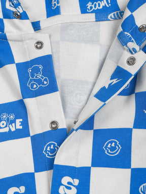 Love Boom Printed Cotton Sleepsuit