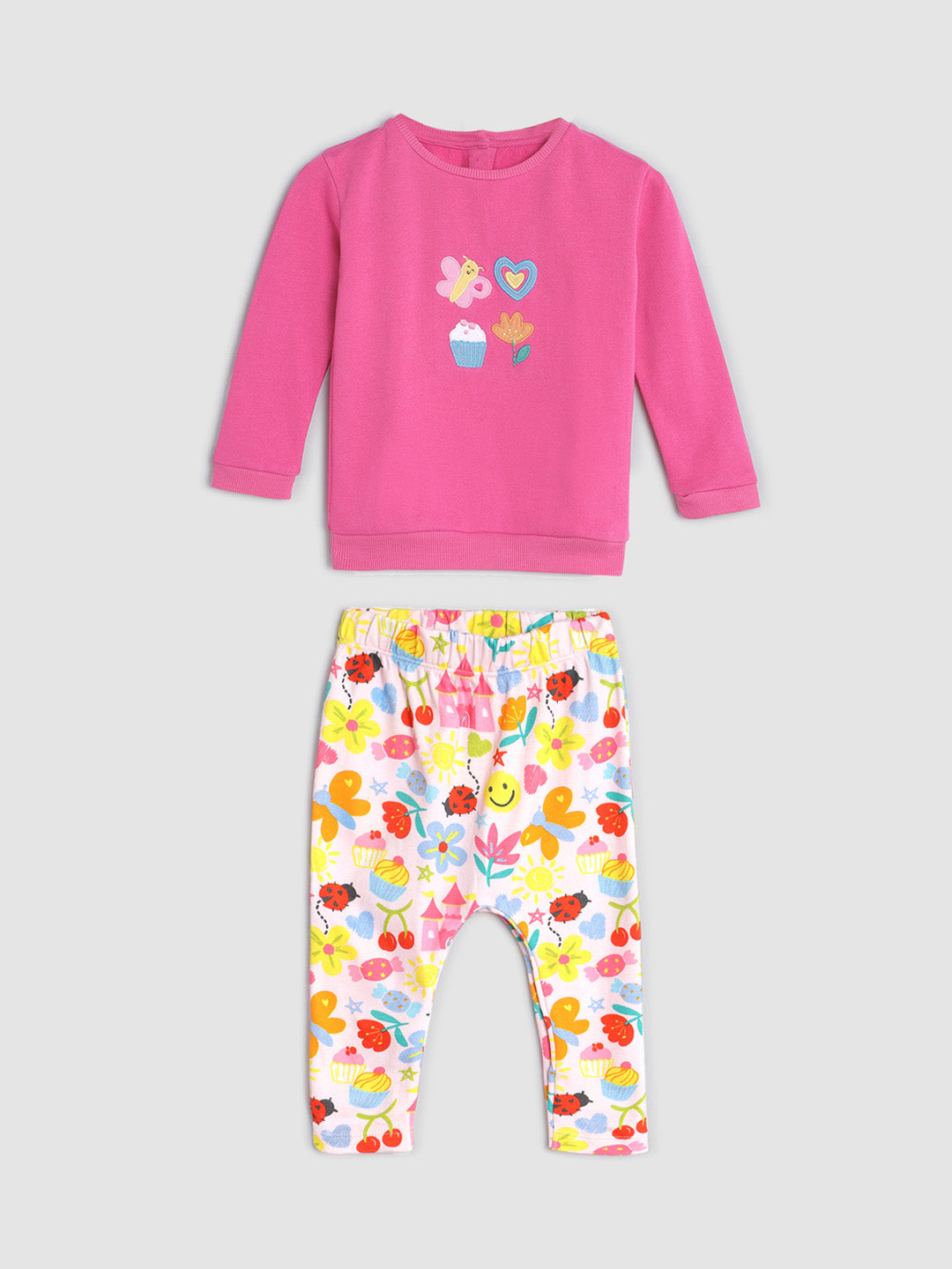 Printed Tee with Legging Set