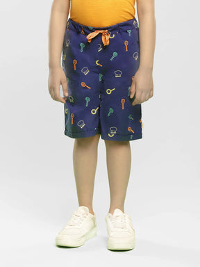 Kitchen Tools Cotton Bermuda Shorts