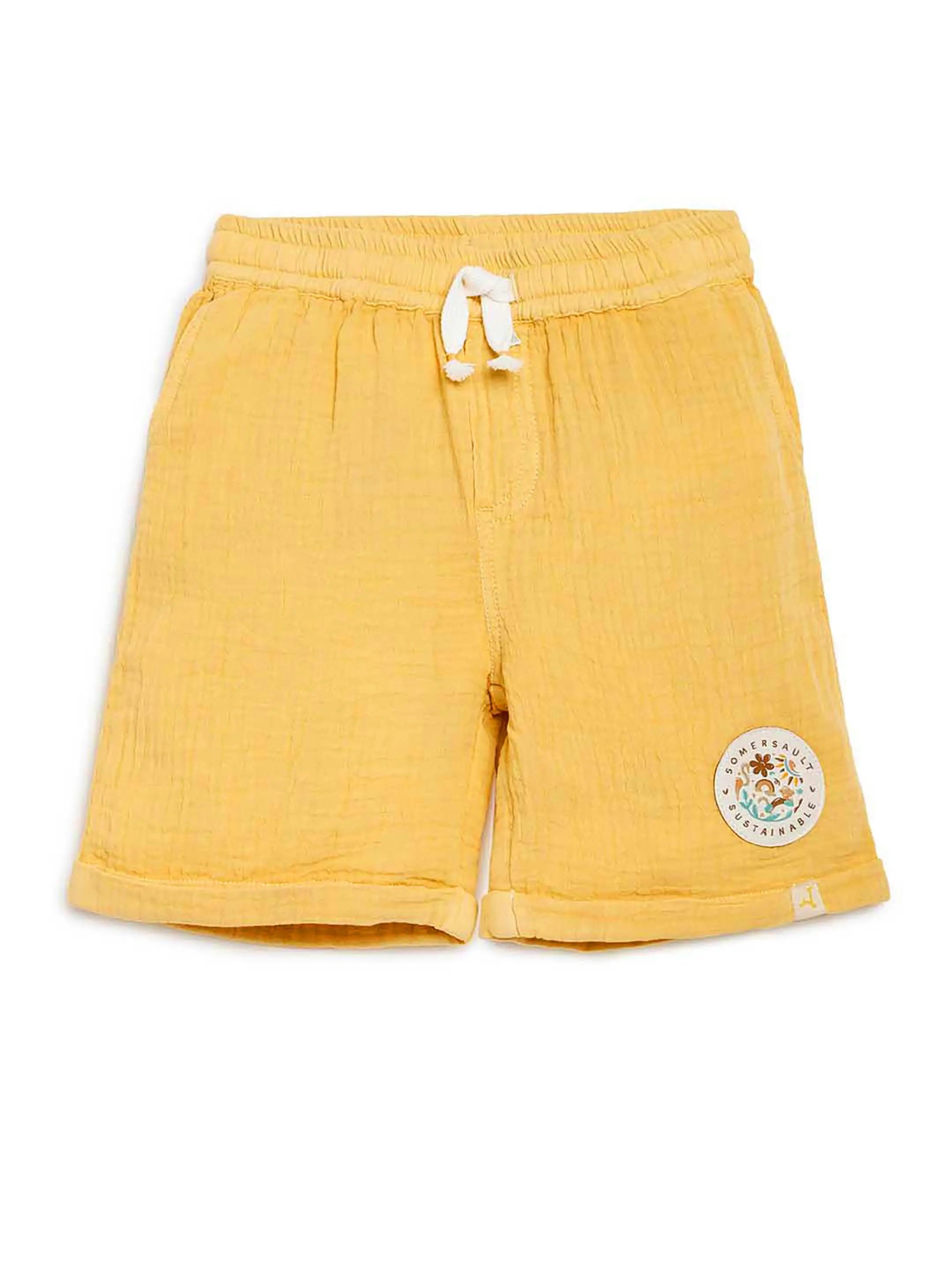 Yellow Natural Bermuda