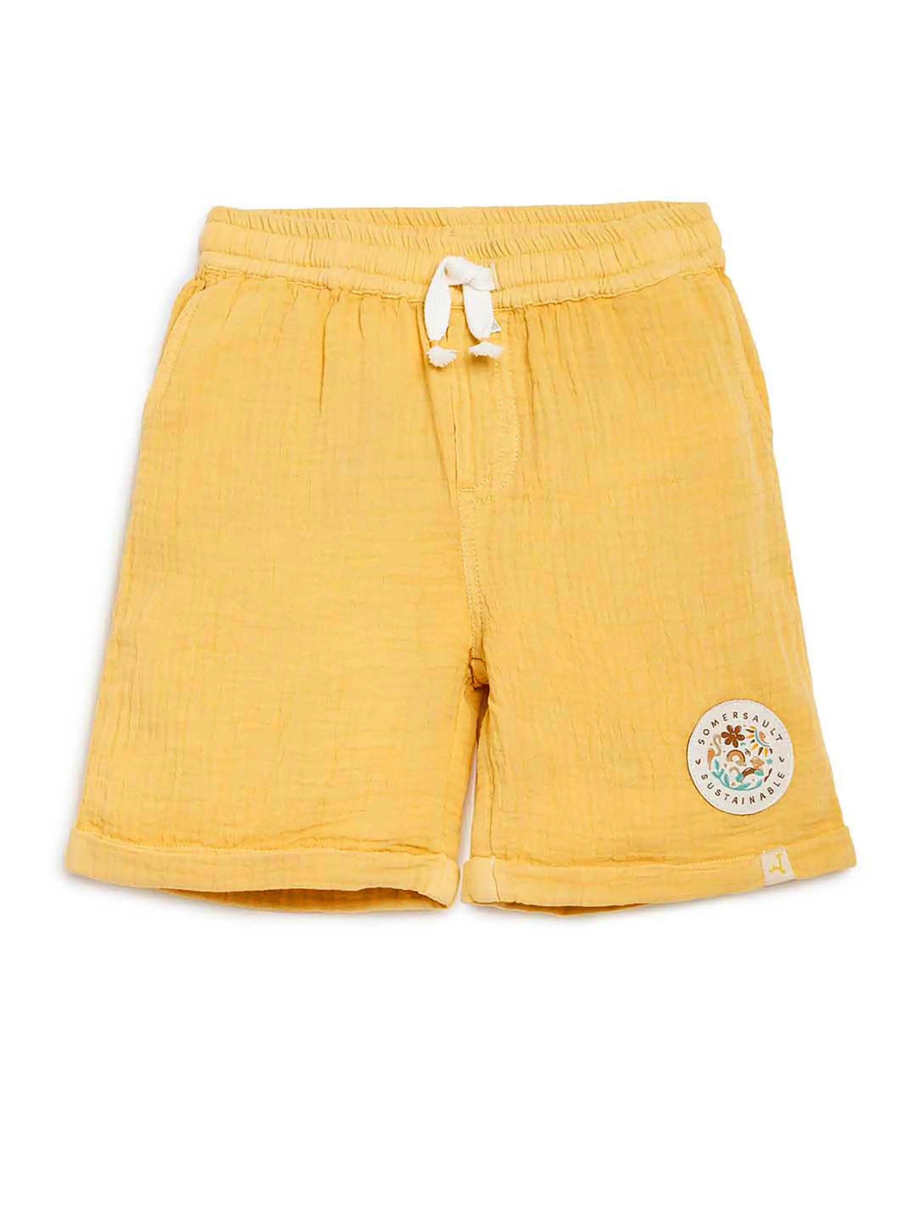 Yellow Natural Bermuda