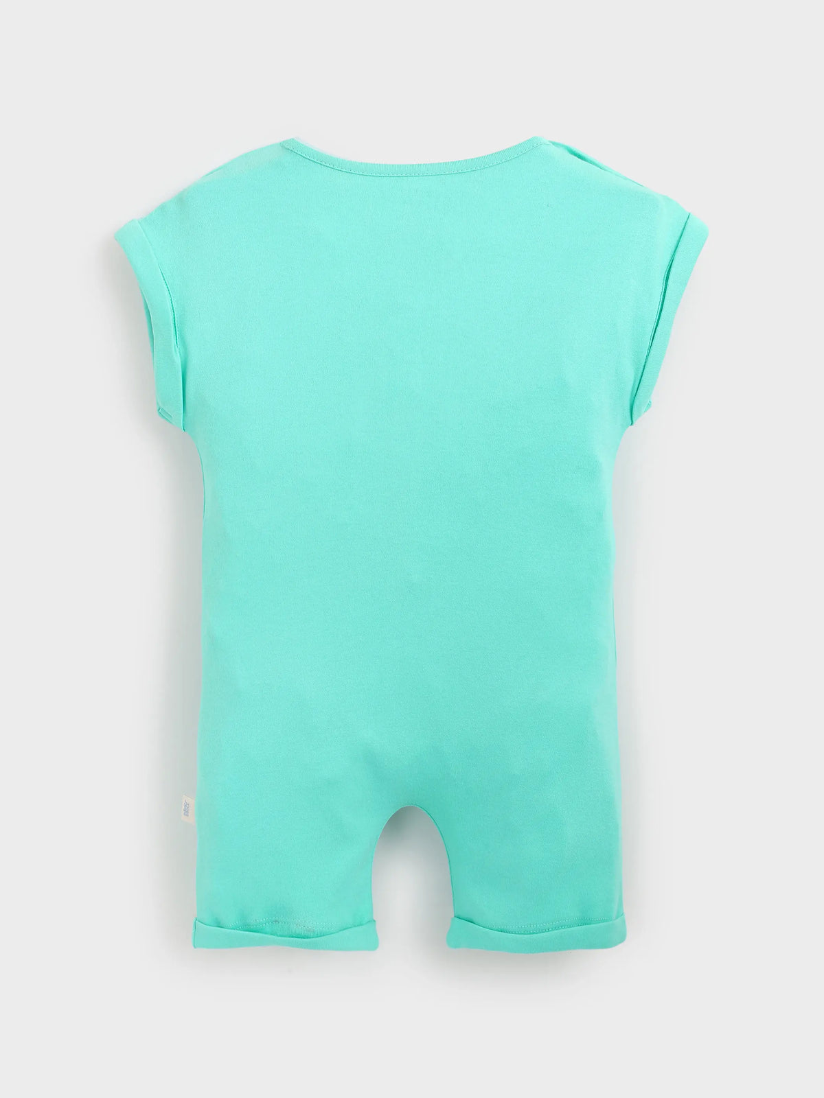 Mint Lemon Graphic Baby Girls Romper