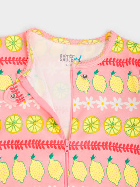 Printed Zip Sleepsuit