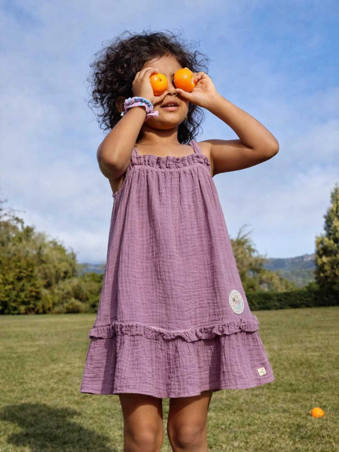 Purple Natural Dress