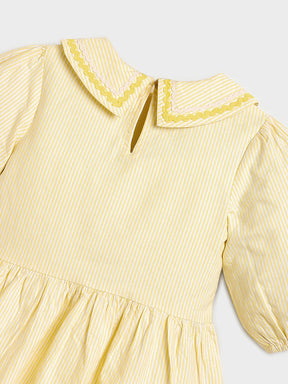 Mango Punch Peplum Cotton Top