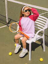 Lilac & Pink Raglan Sleeve top