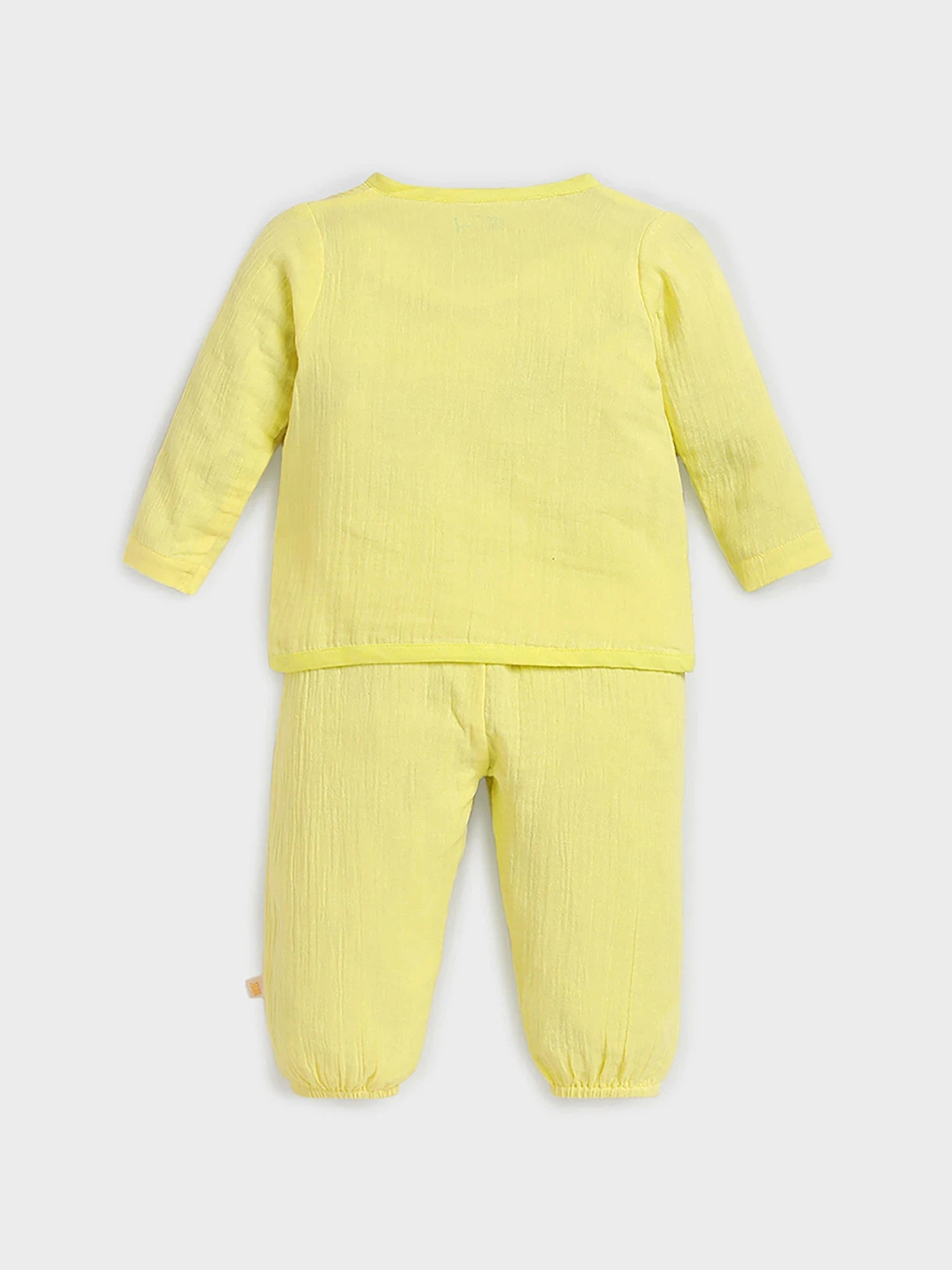 Soft Sunshine Cotton Baby Jhabla Set for Boys