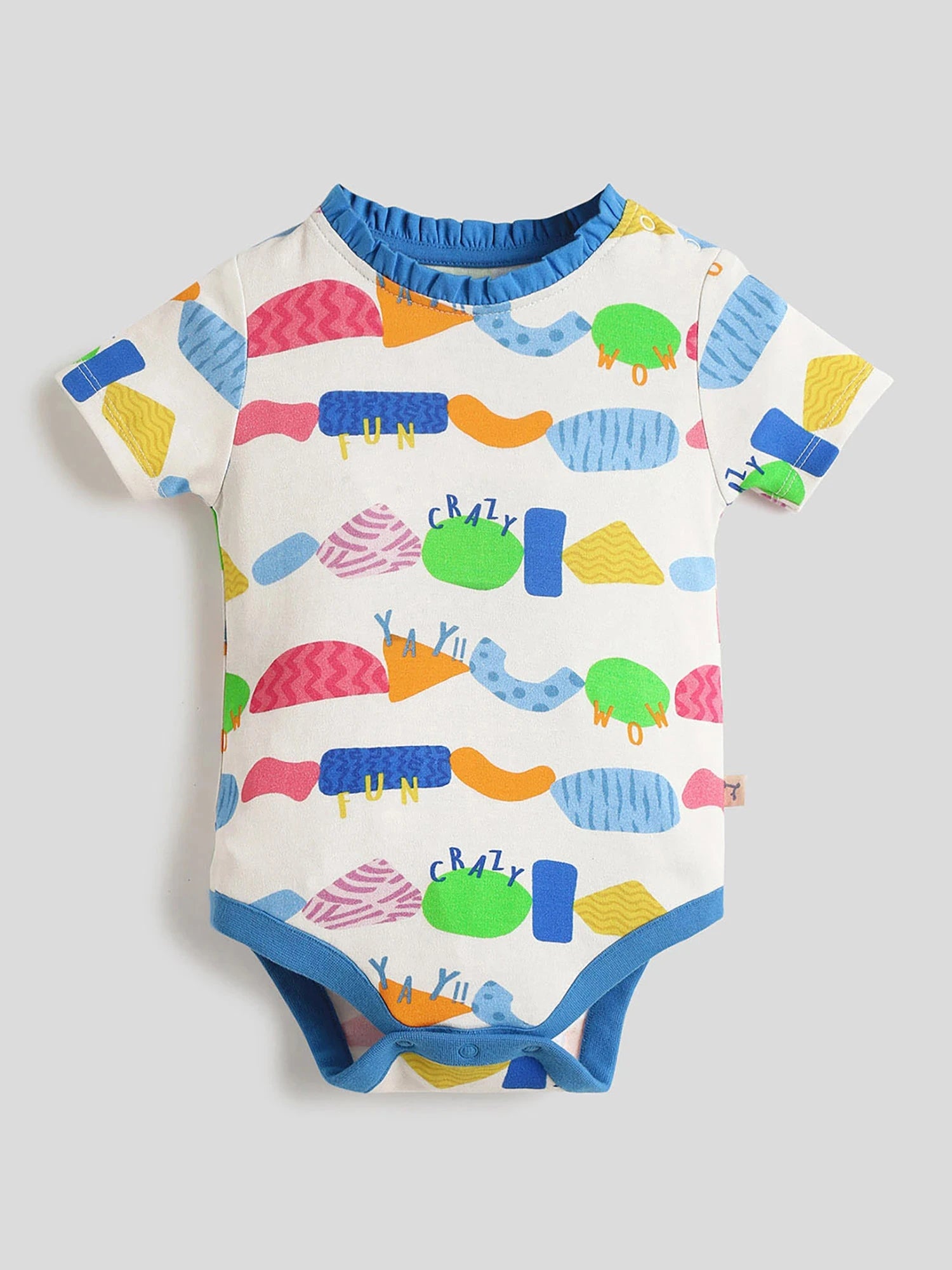 Ruffled Cotton Bodysuit