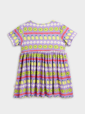 Multicolour Geometric Print Dress