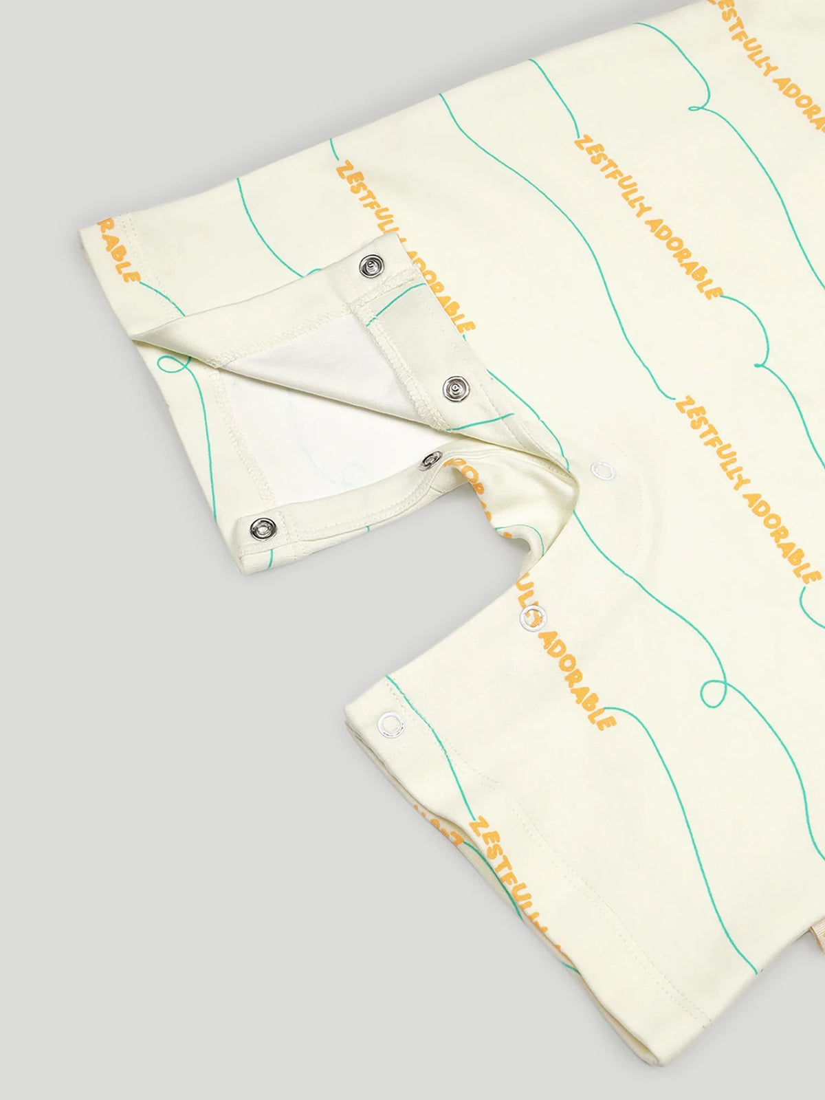 Gentle Waves Sleeveless Baby Girls Romper