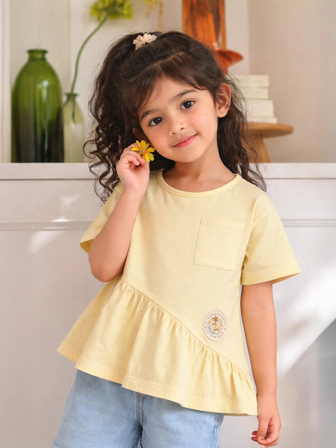 Asymmetrical Cotton Top