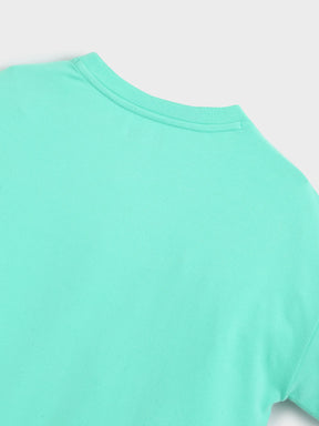 Boy Half Sleeve T-shirt Green 1525