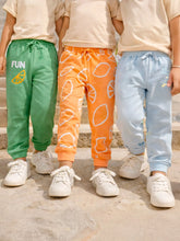 Girl Jogger Trousers BlueGreenorange 1553