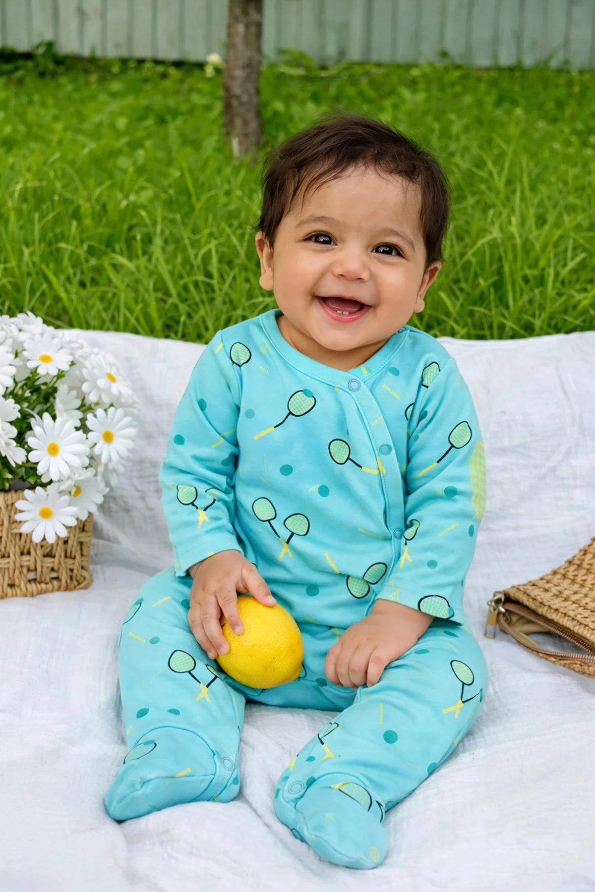 Blue Snuggle Sleepsuit