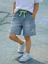 Boy Knee Length Shorts Blue 1428