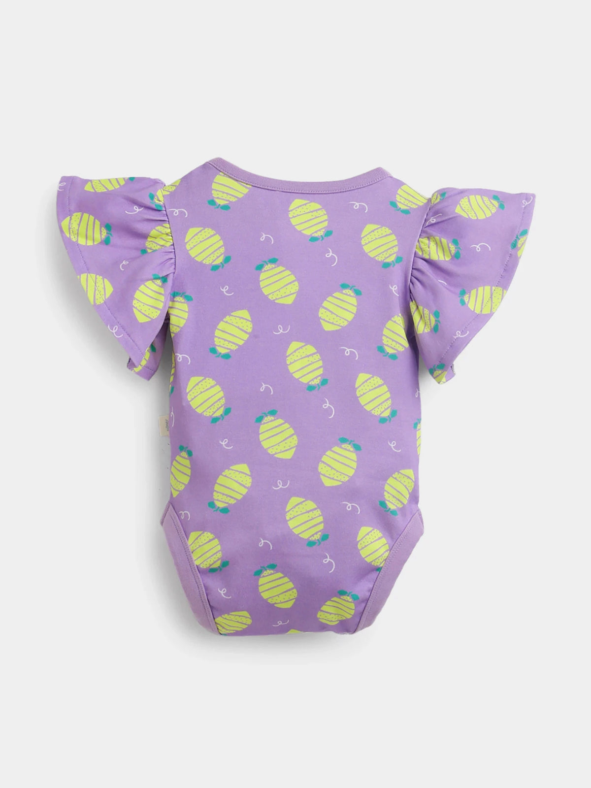 Printed Flutter Sleeve Bodysuit