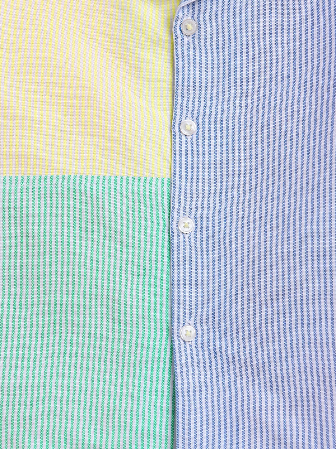 Colourblock Striped Short Sleeve Shirt