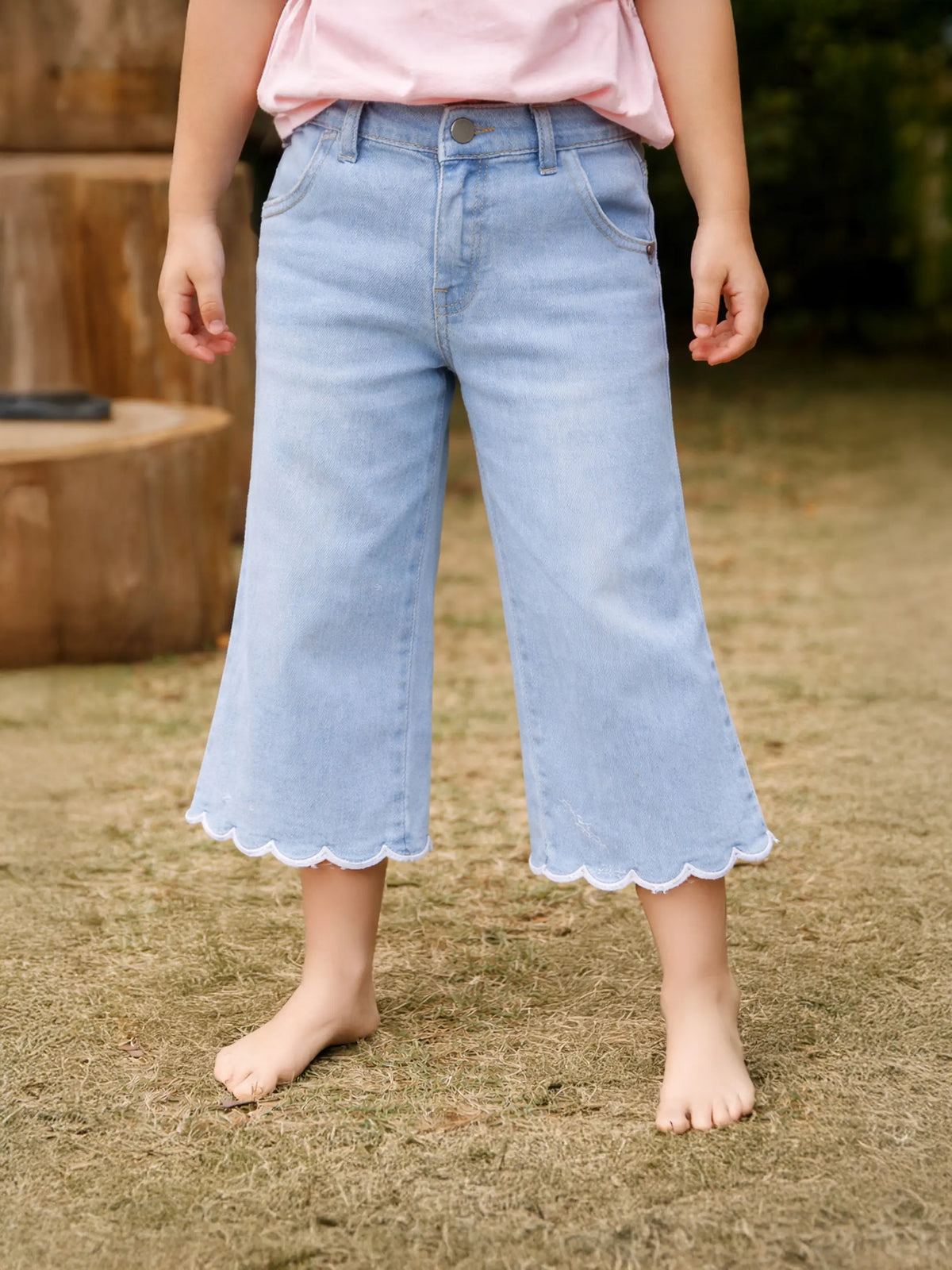 Girl Wide leg Jeans Blue 1418