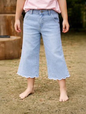 Girl Wide leg Jeans Blue 1418