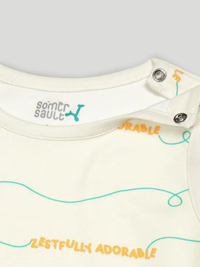 Gentle Waves Sleeveless Baby Girls Romper