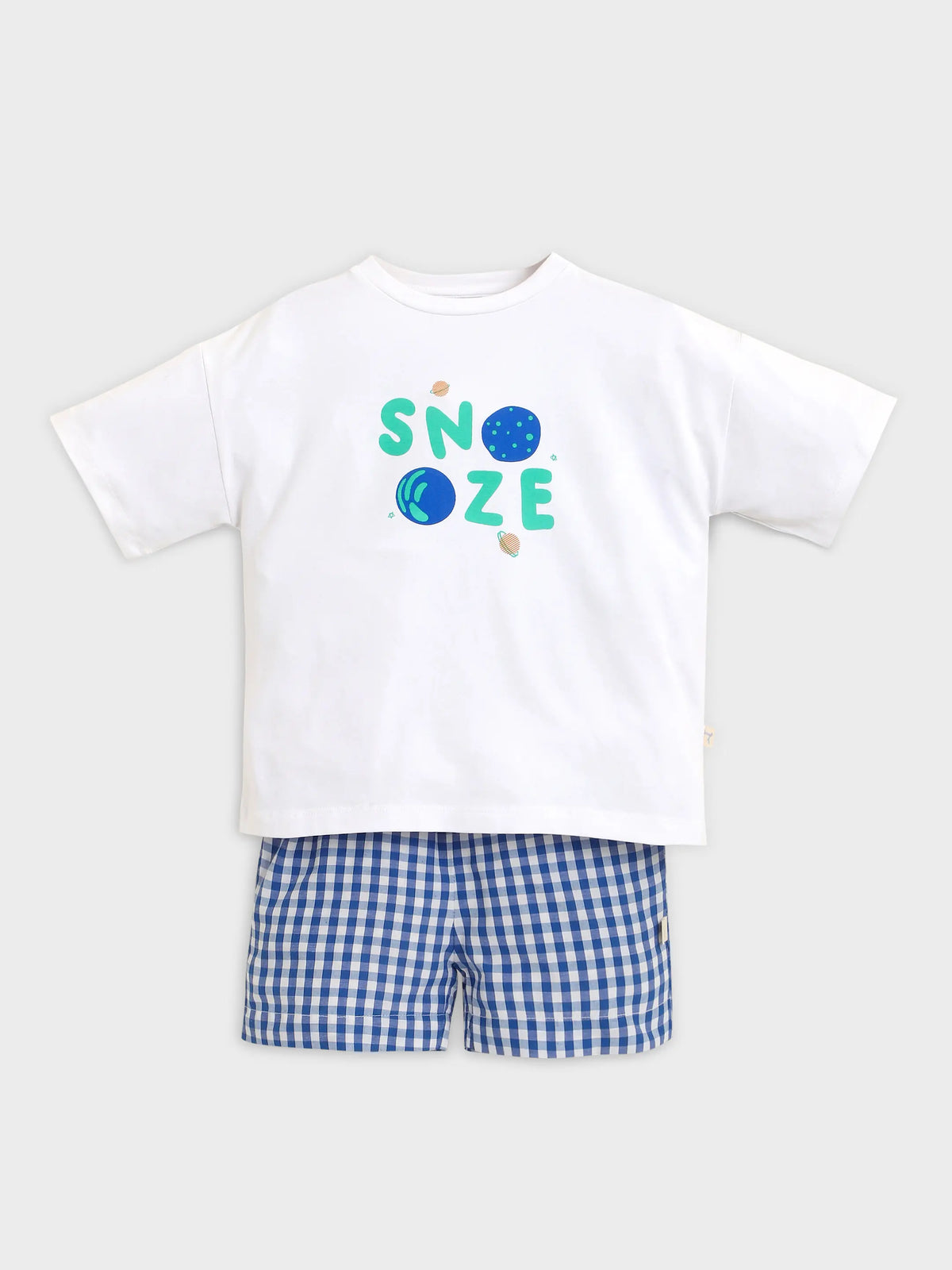 Boy Non matching Nightsuit White 1443