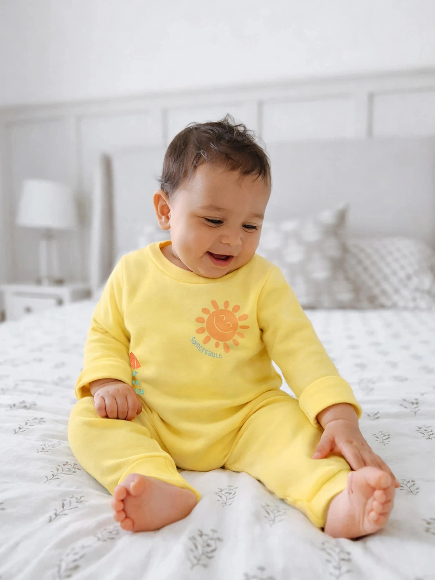 Sunny Day Printed Baby Boys Sleepsuit