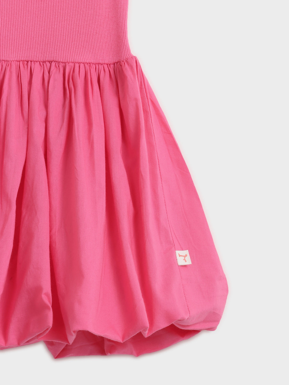 Rose Pink Flutter Sleeve Dress