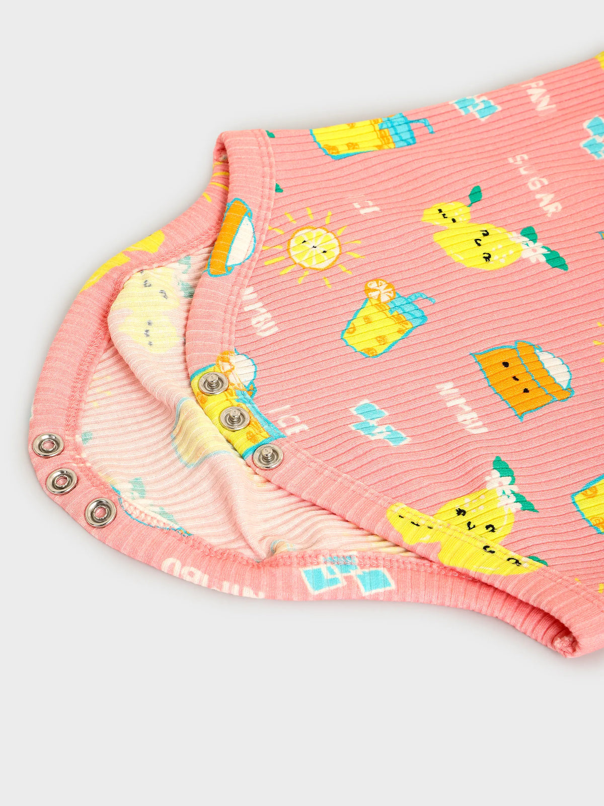 Playful Print & Solid Sleeveless Baby Bodysuit of Pack of 3