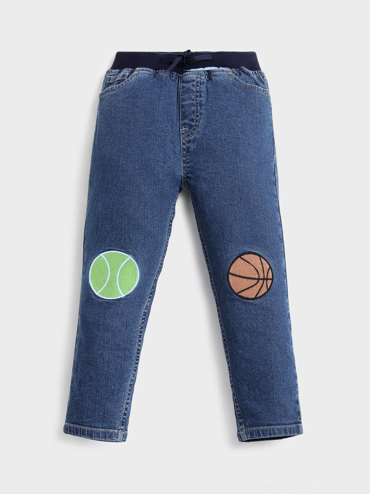 Boys Play Patch Denim Pants
